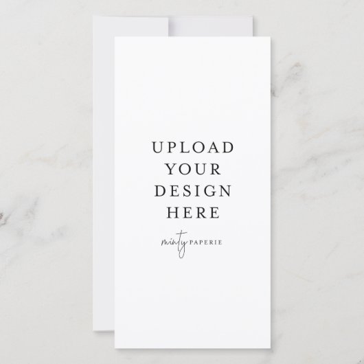 4 x 8-inch flatpanel Kaart - Portret (Achterkant)