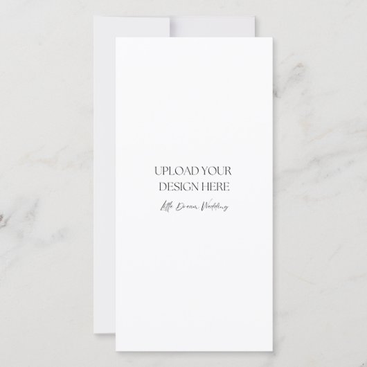 4 x 8 inch halfglanzende dubbelzijdige Kaart (Voorkant)