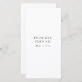 4 x 8 inch halfglanzende dubbelzijdige Kaart (Voorkant / Achterkant)