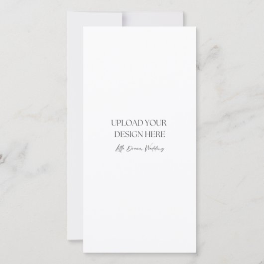 4 x 8 inch halfglanzende dubbelzijdige Kaart (Achterkant)