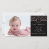 4 x 8 Roze Elegant Aankondiging (Voorkant)