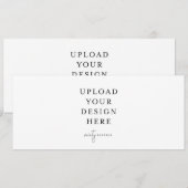 4 x 9,5-inch Narrow Uitnodiging - Landschap (Voorkant / Achterkant)