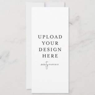 4 x 9,5-inch Narrow Uitnodiging - Portret