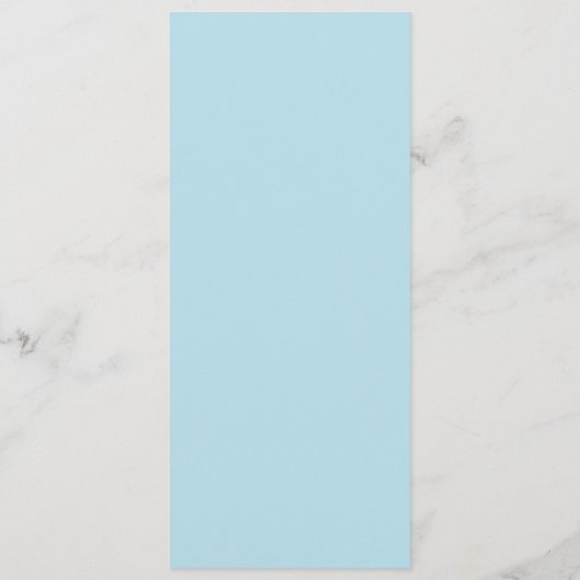 4" x 9" Gesponnen Suiker Gekleurd Menu (Achterkant)