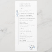 4" x 9" Glacier Lake-menu Menu (Voorkant)
