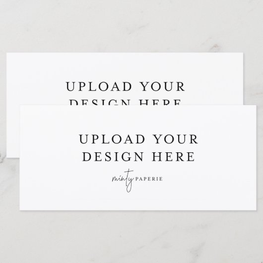 4 x 9-inch flat-Kaart - Landschap (Voorkant / Achterkant)