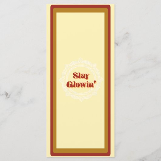 4 x 9-inch flatprogramma Groove Programmakaart (Achterkant)