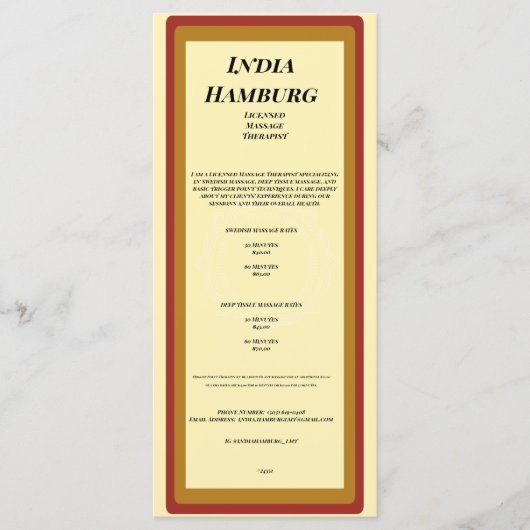 4 x 9-inch flatprogramma Groove Programmakaart (Voorkant)