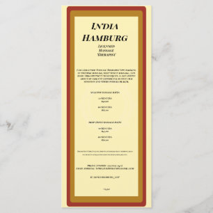 4 x 9-inch flatprogramma Groove Programmakaart