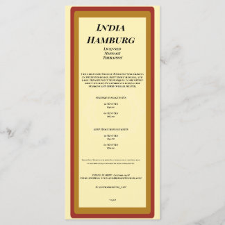 4 x 9-inch flatprogramma Groove Programmakaart