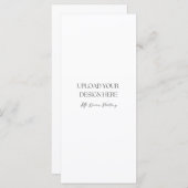 4 x 9 inch halfglans dubbelzijdige kaart (Voorkant / Achterkant)