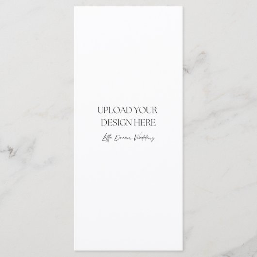 4 x 9 inch halfglanzende dubbelzijdige Kaart (Voorkant)