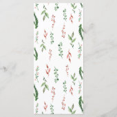 4 x 9-inch kerstfeestmenu 2021 menu (Achterkant)