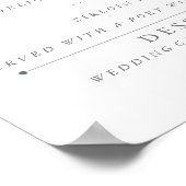 4 x 9-inch perfect Bleek menu Poster (Hoek)