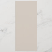 4" x 9" Perfectly Pale Menu (Achterkant)