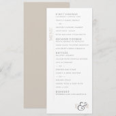 4" x 9" Perfectly Pale Menu (Voorkant / Achterkant)