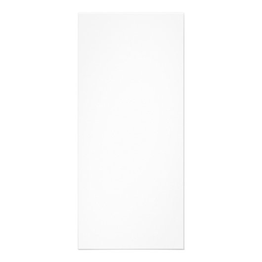 4" x 9" Rackcard Reclamekaart (Voorkant)