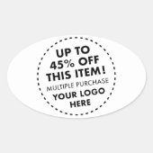 4 x Aangepaste Ovale Stickers 45% OFF Bulk Kopen K (Voorkant)