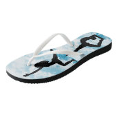 4 Yoga Pose Teenslippers (Schuin)
