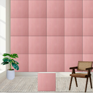 #4 Zachte Blush Roze Houten Textuur Keramische Teg Tegeltje