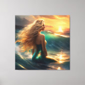 #4 Zeemeermin Leven Canvas Afdruk (Voorkant)