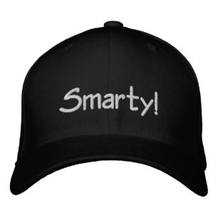 4A SET (Smarty!) Aangepast Baseball-Pet Geborduurde Pet