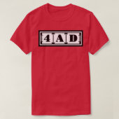 4AD-asrecords T-shirt (Design voorkant)