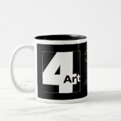 4Art. Tweekleurige Koffiemok (Links)