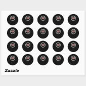 4b Beweging Ouroboros Slang #4b Sticker (Vel)