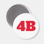 4B MAGNEET (Voorkant / Achterkant)