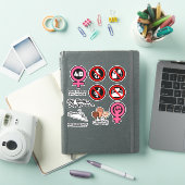 4B Movement Feminisme Vrouwen Rechten 4B Sticker P (iPad Cover)