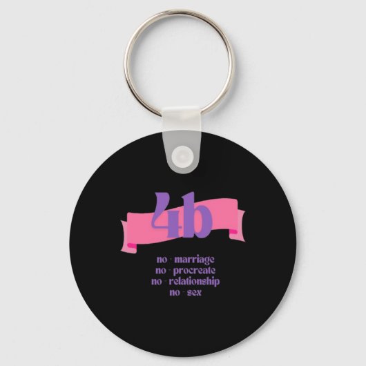 4b Movement Sticker Sleutelhanger (Voorkant)