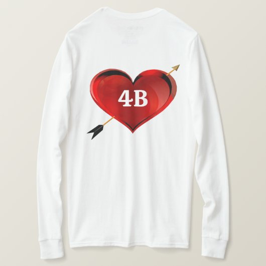 4B-Shirt T-shirt (Design achterkant)