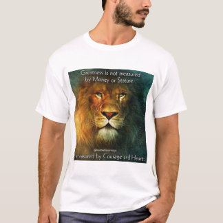 4biddenknowledge Courage en Heart T-Shirt