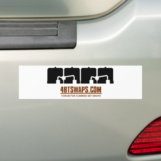 4BT-Bumpersticker Bumpersticker (Op auto)