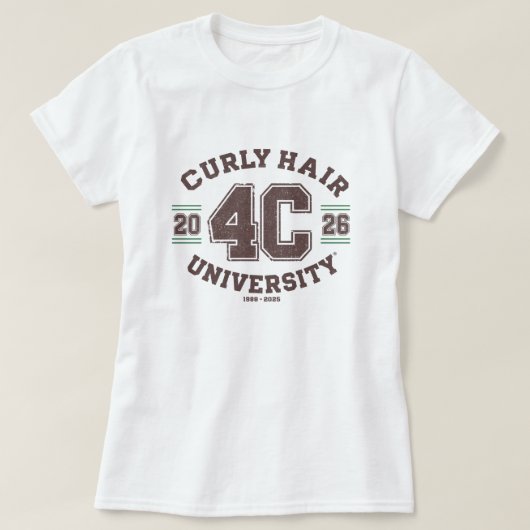 4C Krullend Haar Textuur Waardering Custom T-shirt (Design voorkant)