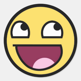 4Chan-Stickers Ronde Sticker