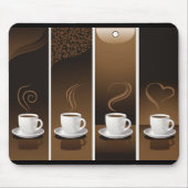 4CupsCoffee Muismat (Voorkant)