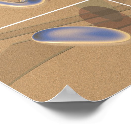 4D-torusvliegende doorsnede Poster (Hoek)