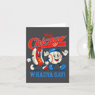 4de Hey Chicago Juli Wat zegt de hond Eerlijk Base Kaart