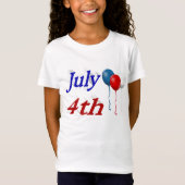 4de juli-ballonnen T-Shirt (Voorkant)