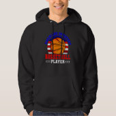4de juli Basketball Greatest Player Sport Ameri Hoodie (Voorkant)