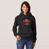 4de juli Basketball Greatest Player Sport Ameri Hoodie (Voorkant volledig)