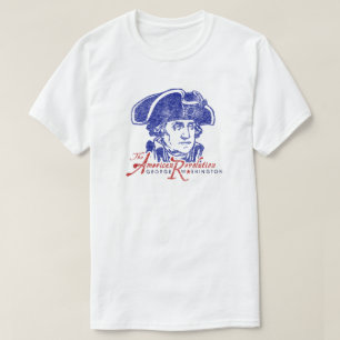 4de juli de Amerikaanse Revolutie van George Washi T-shirt