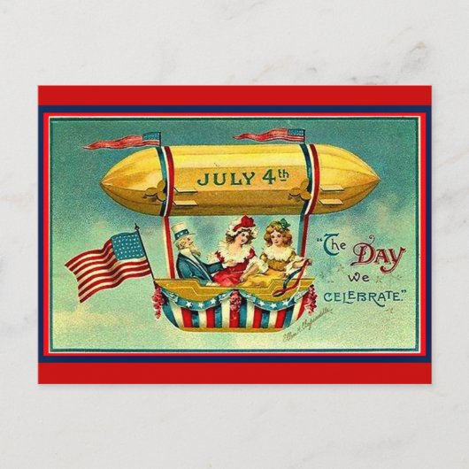 4de juli - De dag waarop we vieren Briefkaart (Voorkant)