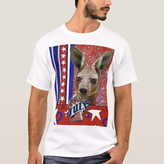 4de juli Firecracker - Kangaroo T-shirt (Voorkant)