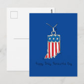 4de juli Funny American Indiana Briefkaart (Voorkant / Achterkant)
