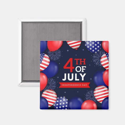 4de juli Magnet (Voorkant / Achterkant)