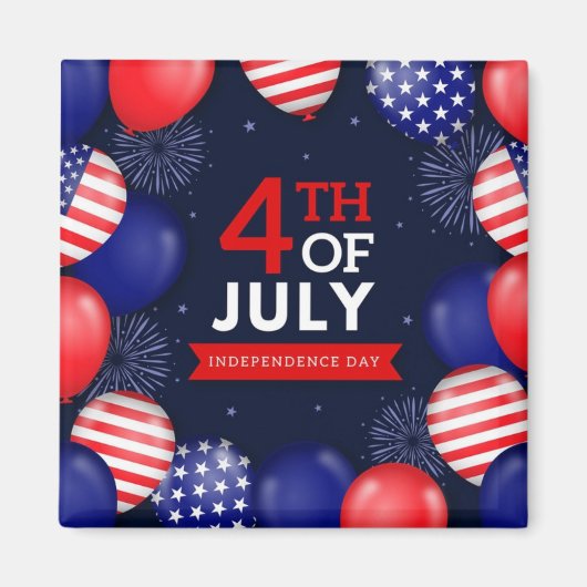 4de juli Magnet (Voorkant)