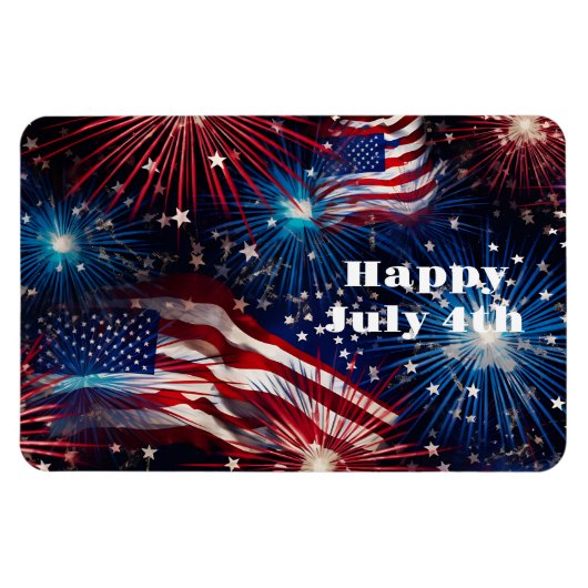 4de juli Magnet Magneet (Horizontaal)